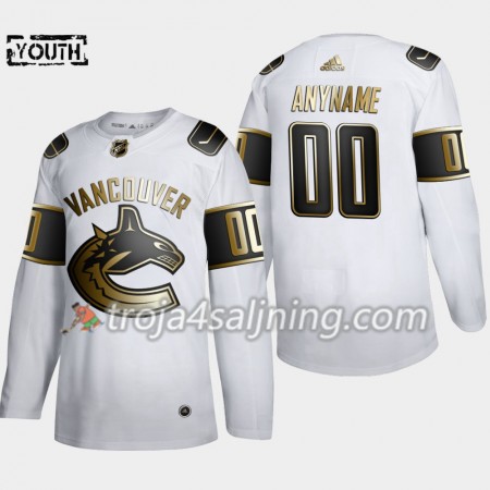 Vancouver Canucks tröja Customized 2019-2020 Adidas Golden Edition Vit Authentic - NHL Tröjor Barn Vancouver Canucks tröja Customized 2019-2020 Adidas Golden Edition Vit Authentic - NHL Tröjor Barn